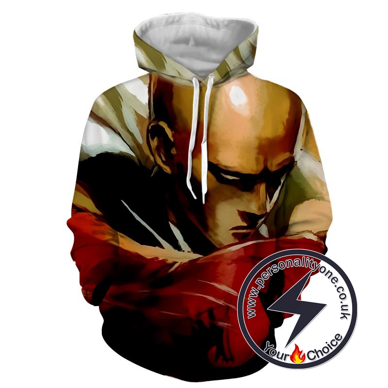 One Punch Man - Saitama 3D - Hoodies